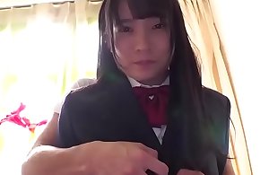 Young Japanese Schoolgirl Babe Upon Small Tits Screwed