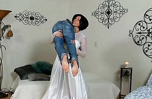 Bride becoming sexy