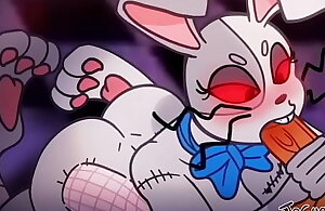 Vanny Cute Floccus Bunny Blowjob and Fuck Pussy - FNAF