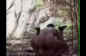 Indian Girl giving pussy in forest