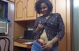 Horny Indian jail-bait with no panties squirt