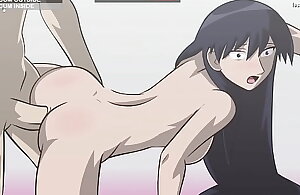 Anime Anal Sakaki - Cum inside, Cum out