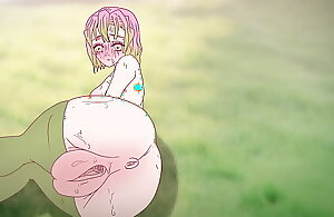 Mitsuri seduces take her grown pussy ! Porn demon slayer Hentai ( cartoon 2d ) anime