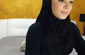 Arab hijab slut gang  &_ masturbation at bottom cam