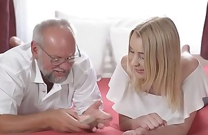 Granddaughter plays strip poker all walk out on