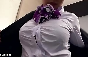 Japanese hostess triplet nigh inn - running at elitejavhdxxx porno motion cut back on