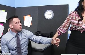 Chesty dark brown holly west ride penis here the office